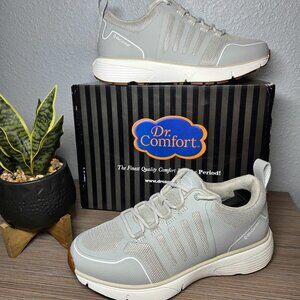 NEW!!! Dr. Comfort Grace Women’s 8W Grey Orthopedic Walking Shoes w/ Insoles